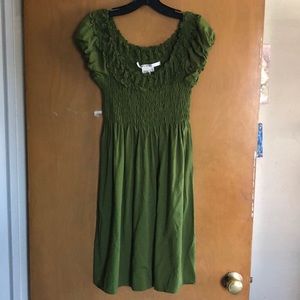 Olive green dress!